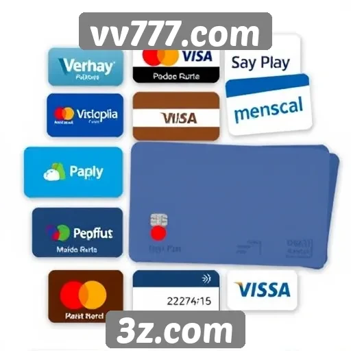 Métodos de pagamento disponíveis no vv777.com